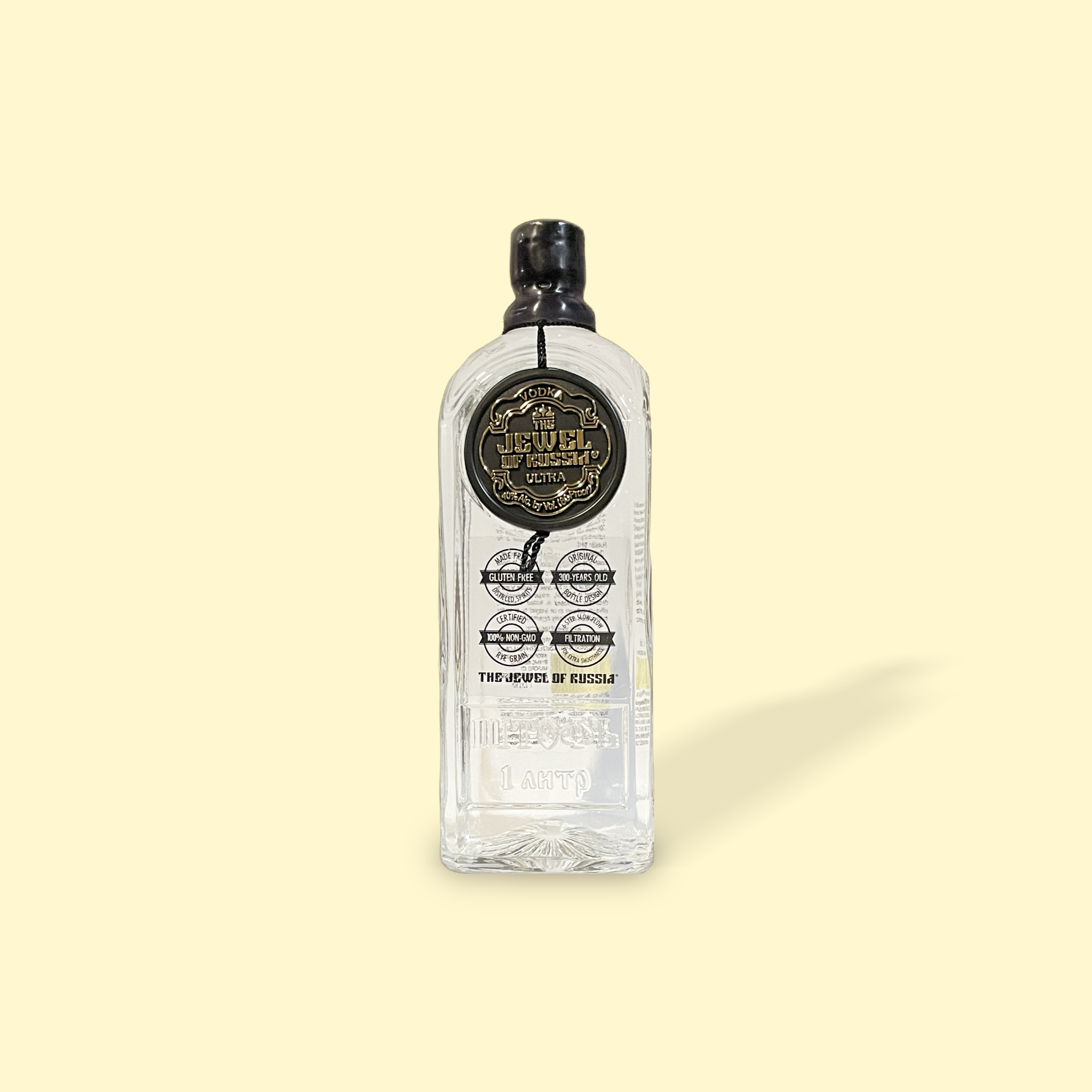 The Jewel Of Russia Black Label Vodka / 1L